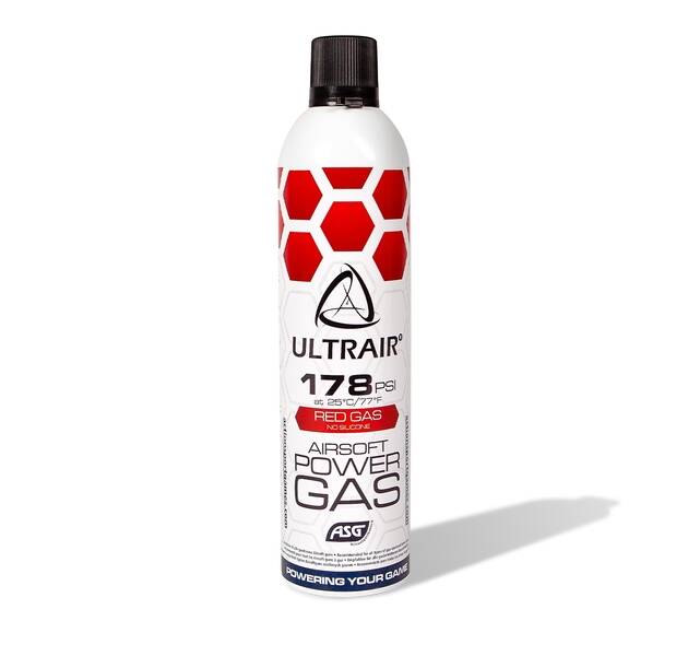 ASG ULTRAIR POWER RED GAS SILICONE 178 PSI